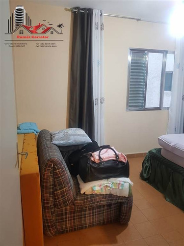 Imagem 3 de 10 de Apartamento À Venda No Primeiro Andar Com 1 Dormitório Na Vila Guilhermina Em Praia Gande Sp. - Rrc145