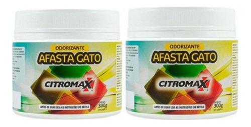 Kit 2 Afasta Gato E Gambas Pastilha Espante Gato 300g