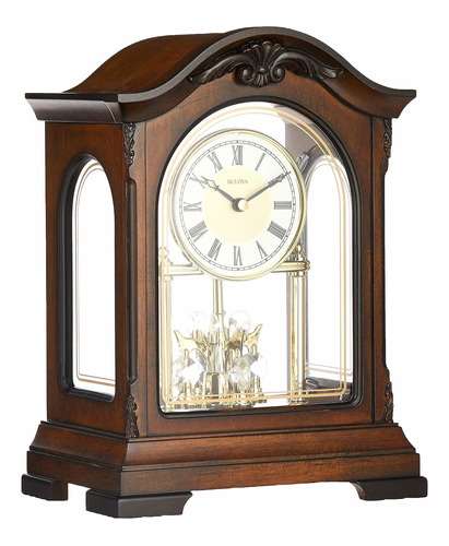 Reloj Durant Del Viejo Mundo Bulova B1845, Acabado En Nogal