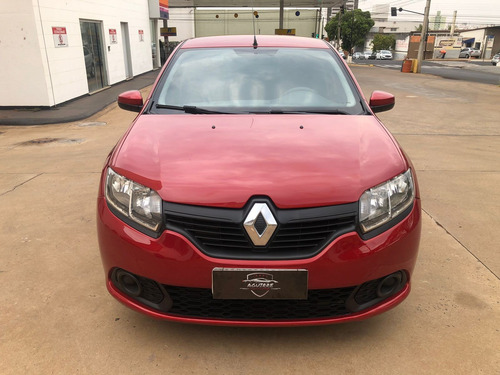 Imagem 3 de 9 de Renault Sandero Authentique 1.0 Vermelho 2018