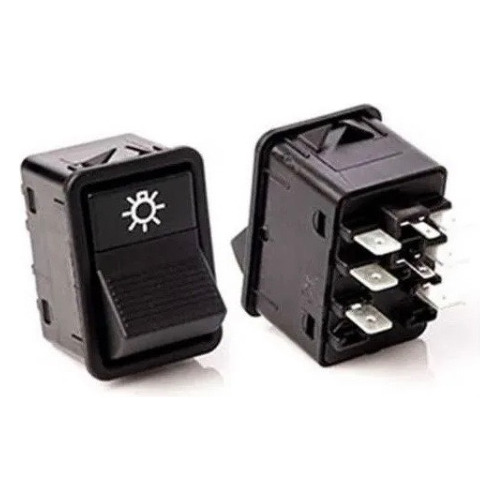 Interruptor Farol Mb 608 1113 1313 1513 2213 Cara Preta 83/