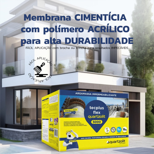 Tecplus Flex 5000 Quartzolit Para Sacadas E Piscina