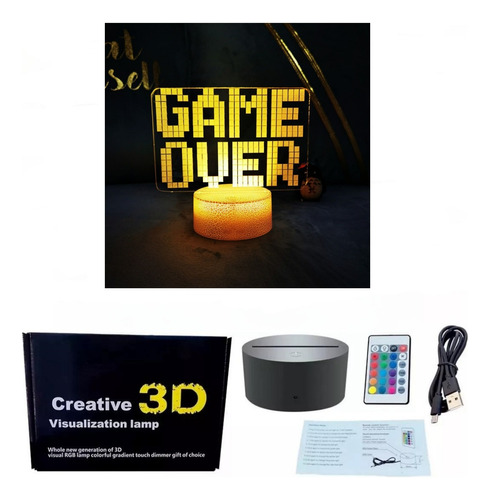 Juego Series 3d Luz De Noche Lampara Led Escritorio