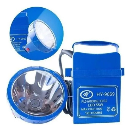 Foco Led Caza 55w Linterna Minera
