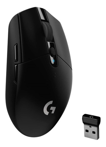 Mouse Gamer Logitech G305 Inalambrico Lightspeed Hero Negro