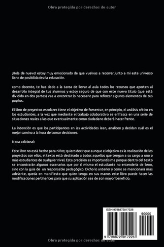 Proyectos Escolares Tomo 1 (edición En Español)