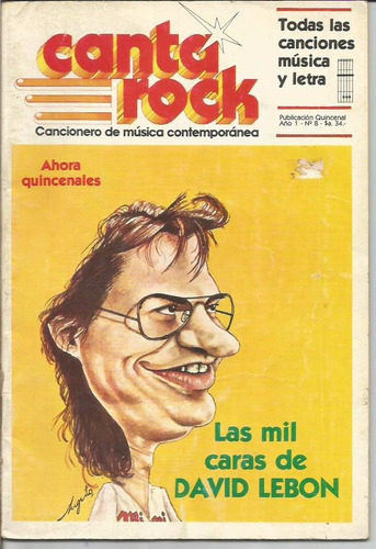 Revista / Canta Rock / Nº 8 / Las Mil Caras De Davis Lebon