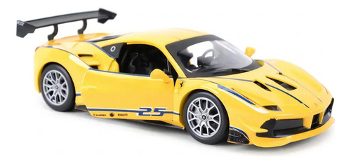 Carrito Ferrari 488 Challenge 1/24 Bburago Iron