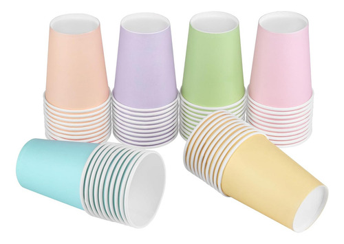 Vaso Stendy Polipapel 8 Onzas Descartable Pack X50 Unidades Color Rosa Pastel