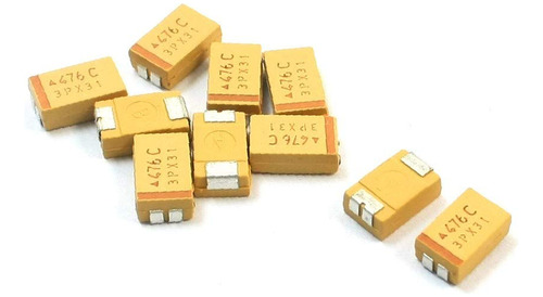 Type Smt Smd Surface Mount Tantalum Chip Tipo Montaje