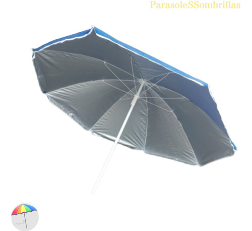Parasol Sombrilla 1.70 Mt Diam Tela Imperm  Uv  Elige Color 