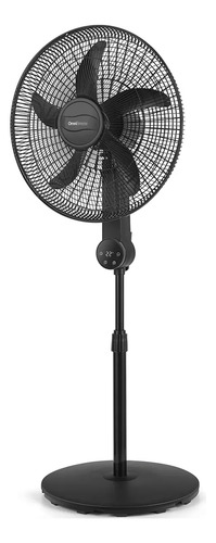 Ventilador De Pedestal Omnibreeze 4 Velocidades 1.14 M 60 Negro Negro Plástico 5