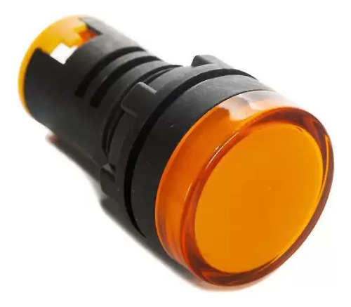 Sinaleiro Monobloco Com Led Amarelo 22 Mm 220v