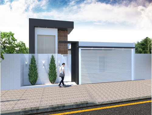 Imagem 1 de 8 de Planta De Casa 3 Quartos - Projeto Arquitetônico Completo