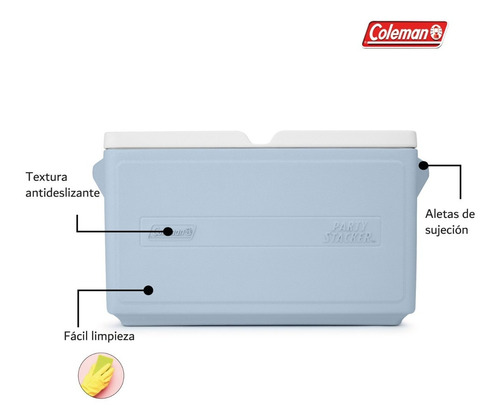 Hielera Coleman Chiller 33qt 31lts Para 48 Latas Campismo