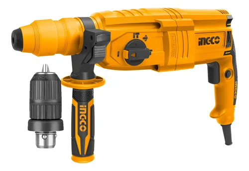 comprar Kit Rotomartillo C\u002Fmandril Adaptador Ingco Rgh9028-2 + Guant