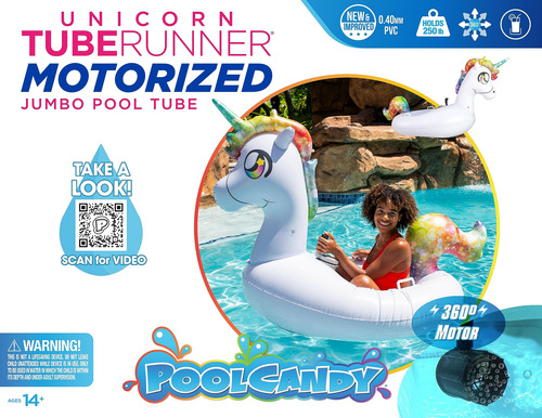 Piscina Inflável Motorizada Float Tube Runner 2.0 Blue Poolc