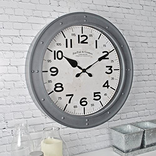 Primer Tiempo 99680 Donovan - Reloj De Pared Color Gris