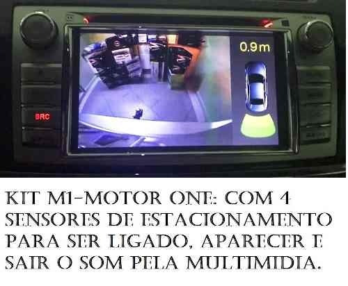 Sensores de estacionamento para Motor One CRS8500V3 pretos