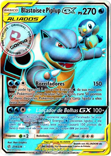 Blastoise e Piplup-GX, Pokémon