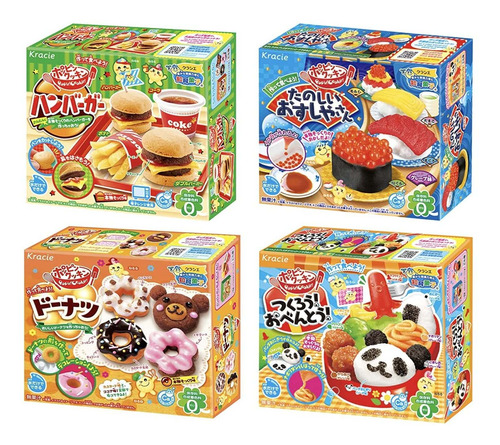 Kracie Popin Cookin Diy Candy Kits - Hamburguesa, Sushi, Don