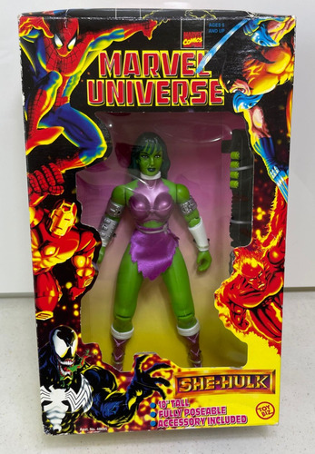Toy Biz She Hulk 1997 Marvel Universe Marvel Comics 10 PuLG