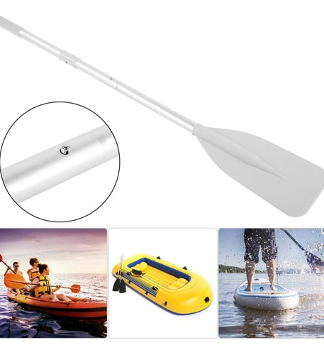 Remos Aluminio Reforzado P/ Bote De Pesca, Inflable, Kayak