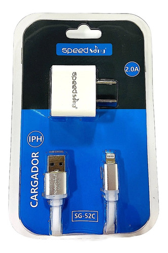 Cargador Para iPhone Lightning 2.0 A - Calidad Premium.