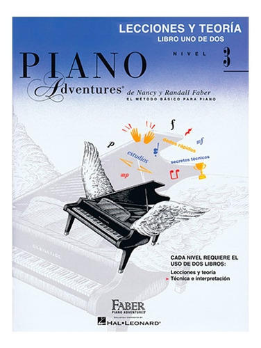 Libro Piano Adventure Lecciones Y Teoría  1 De 2 Nivel 3