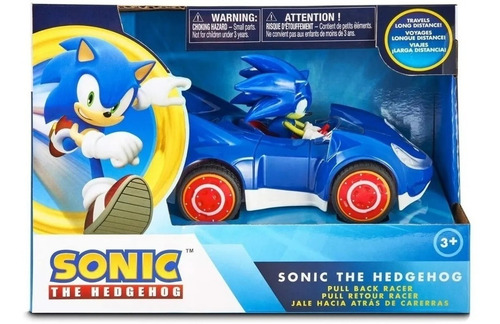 Carro Sonic The Hedgehog De Friccion, Muñeco, All Stars Woow