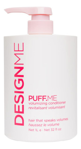 Condicionador Design.me Puff.me Volumizing Hydrating 960ml