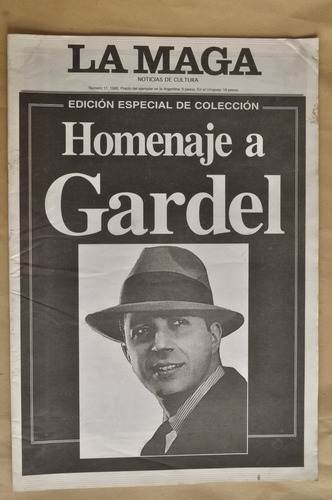 Homenaje Carlos Gardel Revista La Maga 1995 Tango Zorzal