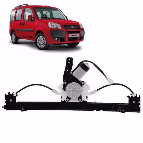 Maquina De Vidro Eletrica Doblo Com Motor Todas