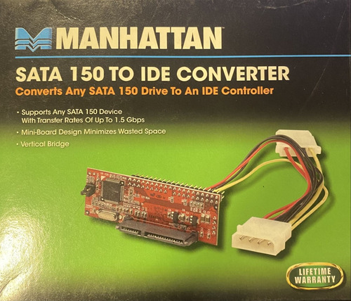 Convertidor De Dispositivos Ide A Sata 150 Manhattan