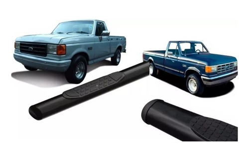 Estribos Oval Ford F100 Negros  C/soportes F 100 + Envio