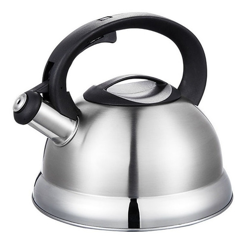 Pava Silbadora De Acero Inoxidable 3 Litros Mango Ergonomico