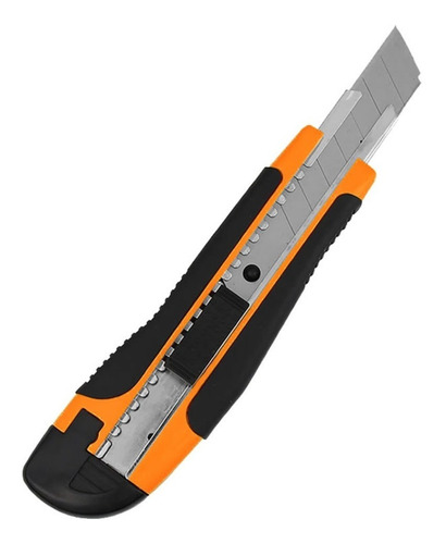 Imagem 4 de 5 de Estilete Perkon Com Trava 18mm Profissional 1+2 Lâminas