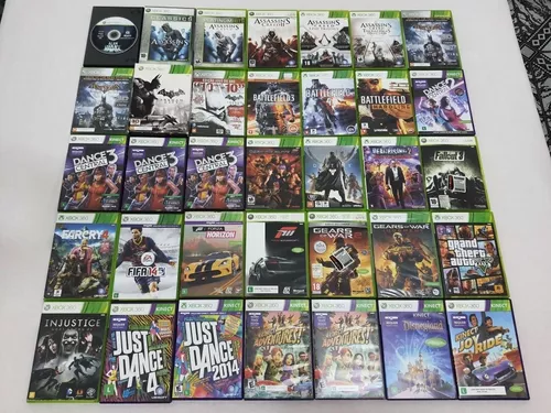 Lote 04 Jogos Originais Xbox 360 / Pacote