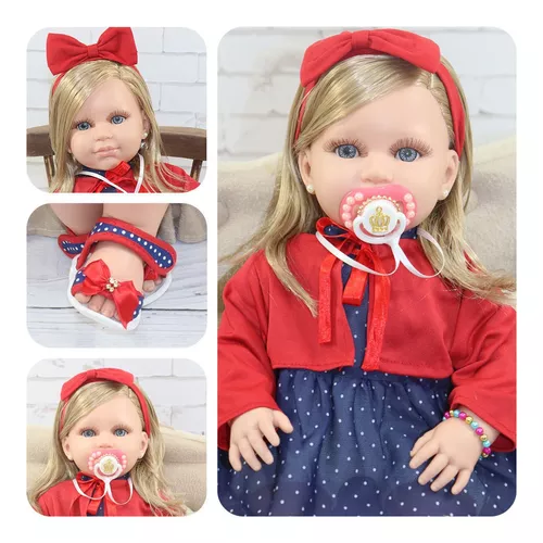 Boneca Reborn Realista Menina Original Recém Nascida Pagão - ShopJJ -  Brinquedos, Bebe Reborn e Utilidades