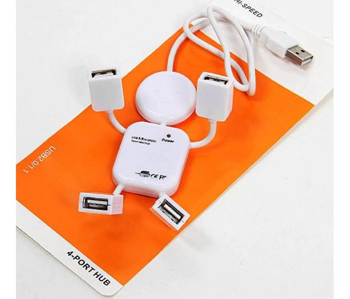Imagen 3 de 9 de Hub Concentrador Multi Contacto Usb 4 Puertos Switch Muñeco