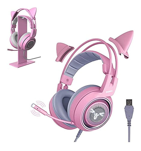 Audífonos Somic G951pink Gaming Headset For Pc, Ps4,