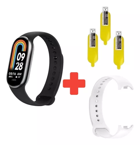 Relógio Xiaomi Mi Band 8 Original + 3 Pulseira 3 Película