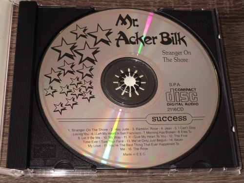 Cd Acker Bilk, Stranger On The Shore, Hecho En Alemania (Usado)