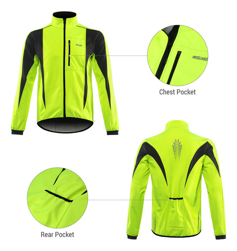 Chaqueta De Invierno De Jersey Para Ciclismo, Ropa De Abrigo