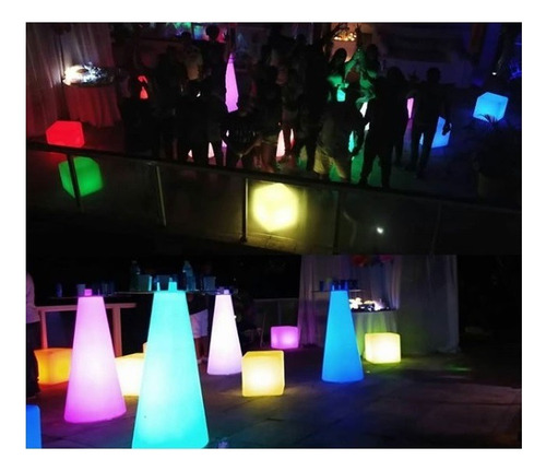 Locacao Puff Iluminado Led - Esferas - Balcoes - Bistros