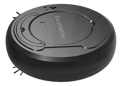 Aspirador De Pó Automático Agratto 127/220V Robo Varre Aspira Cor Preto