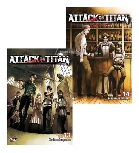 Manga Attack On Titan 2 Tomos Elegi Tu Tomo Ovni Scarletkids