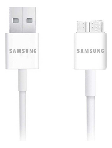 Cable De Datos Usb 3.0 De 5 Pies De Samsung Para Galaxy S5/galaxy Note 3, Embalaje No Vendido Al Por Menor, Color Blanco