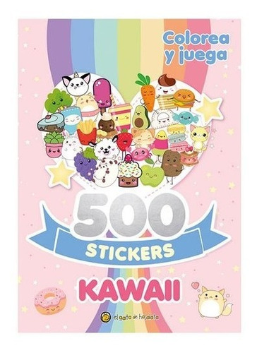 500 Stickers Kawaii Libro Para Niños 2415