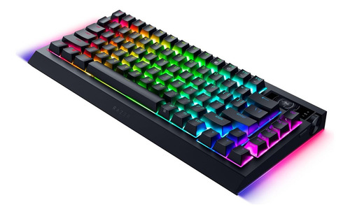Razer Blackwidow V4 Pro 75% Wireless 4k Y Bt Hot Swappable C Teclado Negro Idioma Inglés Us